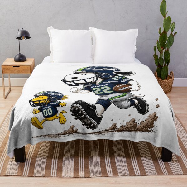 Item preview, Seattle Seahawks Funny Snoopy and Woodstock Players Football Team  designed and sold by Har-vee.