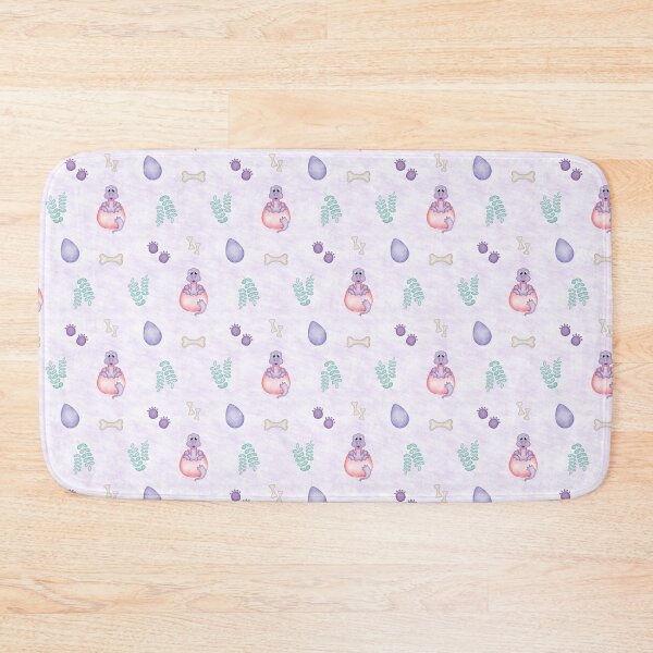 Item preview, Cute Purple Dinosaur Pattern - Soft Pastel Kawaii Dino Print designed and sold by PatternUnique.