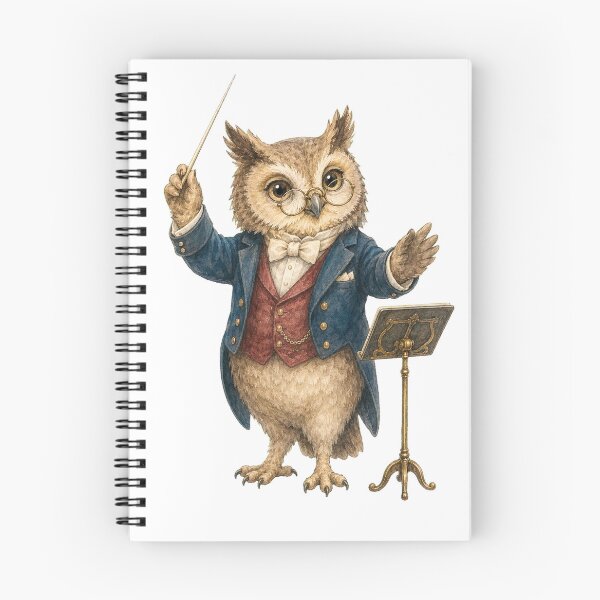 Item preview, Cute Owl Orchestra Conductor designed and sold by photoparadise22.