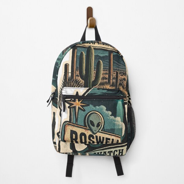 Item preview, Roswell Watch the Skies – Vintage Paranormal Travel Sticker designed and sold by ChicClicker.