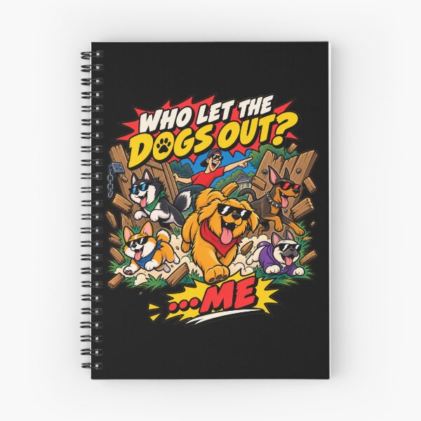 Item preview, Who Let The Dogs Out designed and sold by Gabriela Mihai.