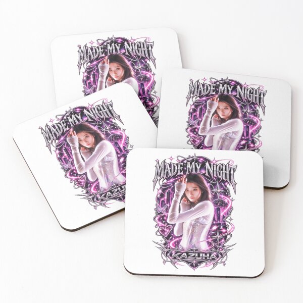 Item preview, Kazuha LE SSERAFIM Cyber Wall Poster | Made My Night Pink Visual designed and sold by Valereekmerch.