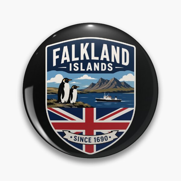 Item preview, Falkland Islands Travel Souvenir Sticker designed and sold by rogue-design.