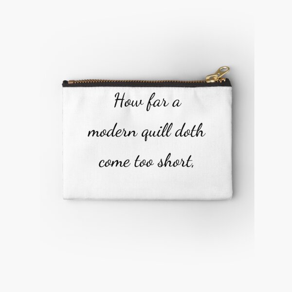 Item preview, “How far a modern quill doth come too short,” - handwriting black designed and sold by ariksworld.