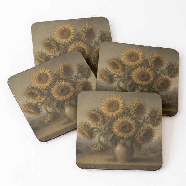 Item preview, Vincent Van Gogh's 'Sunflowers' in a High Renaissance Style designed and sold by Neon-Mama.