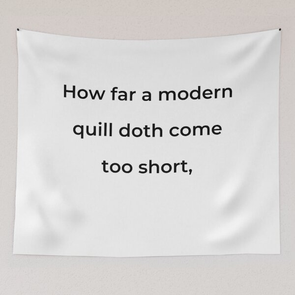 Item preview, “Hasta qué punto se queda corta una pluma moderna”, - print black designed and sold by ariksworld.