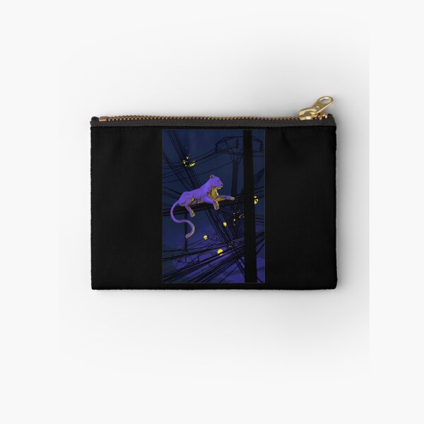 Item preview, Purple Panther on Wires Nocturnal Art designed and sold by hobsond.