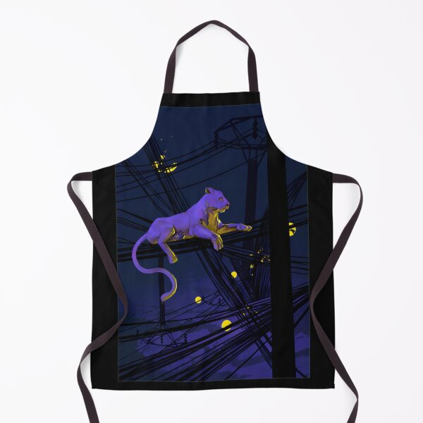 Item preview, Purple Panther on Wires Nocturnal Art designed and sold by hobsond.