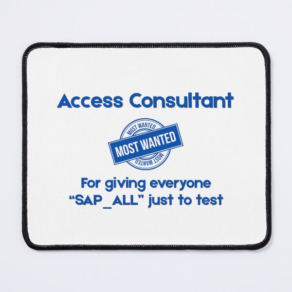 Item preview, Access Consultant Most Wanted - Funny SAP Gift designed and sold by HypercareClub.