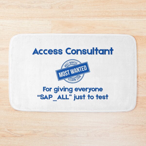 Item preview, Access Consultant Most Wanted - Funny SAP Gift designed and sold by HypercareClub.