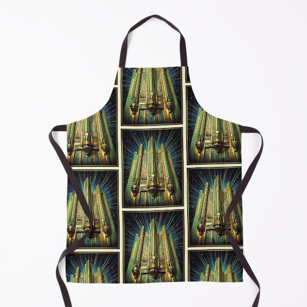Item preview, Art Deco Pipe Organ Vintage Poster designed and sold by pinkal.