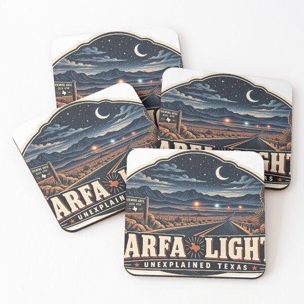 Item preview, Marfa Lights Unexplained Texas – Vintage Paranormal Sticker designed and sold by ChicClicker.
