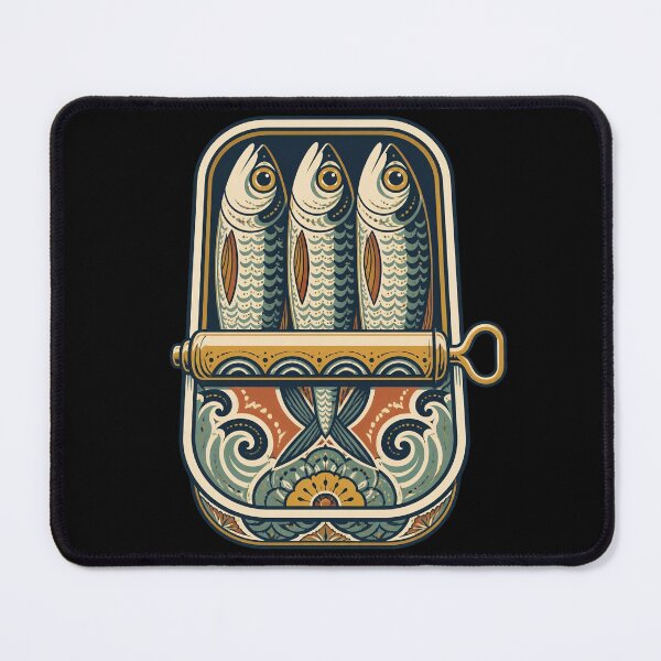 Item preview, Vintage Sardinecore Coastal Fish Illustration designed and sold by Fun2Fentastic.
