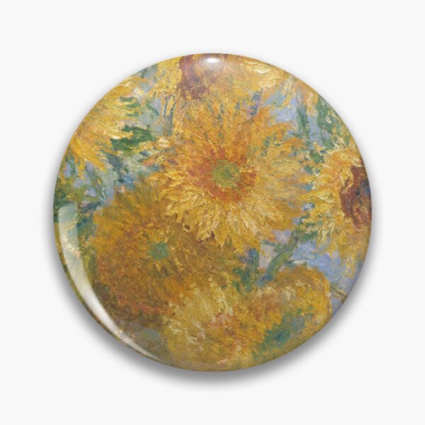 Artikelvorschau, Vincent van Goghs „Sonnenblumen“ im impressionistischen Stil entworfen und verkauft von Neon-Mama.
