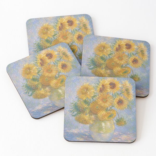 Item preview, Vincent Van Gogh's 'Sunflowers' in an Impressionism Style designed and sold by Neon-Mama.