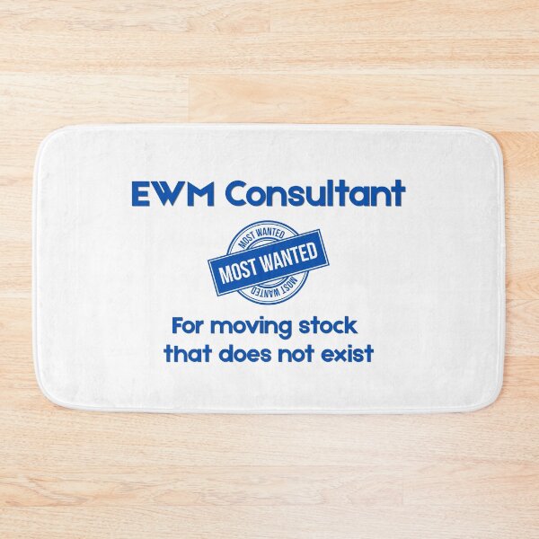 Item preview, EWM Consultant Most Wanted - Funny SAP Gift designed and sold by HypercareClub.