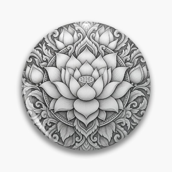 Item preview, Thai Sacred Lotus Ornamental Mandala designed and sold by mamhew2456.