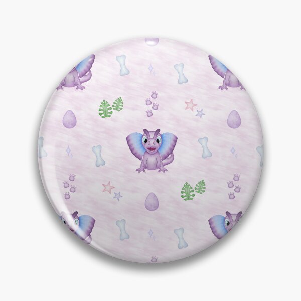 Item preview, Sweet Violet Dino Pattern - Whimsical Lavender Prehistoric Print designed and sold by PatternUnique.