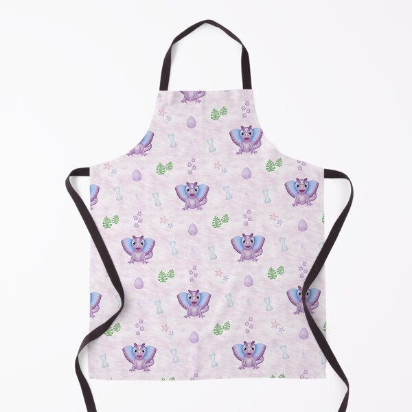Item preview, Sweet Violet Dino Pattern - Whimsical Lavender Prehistoric Print designed and sold by PatternUnique.
