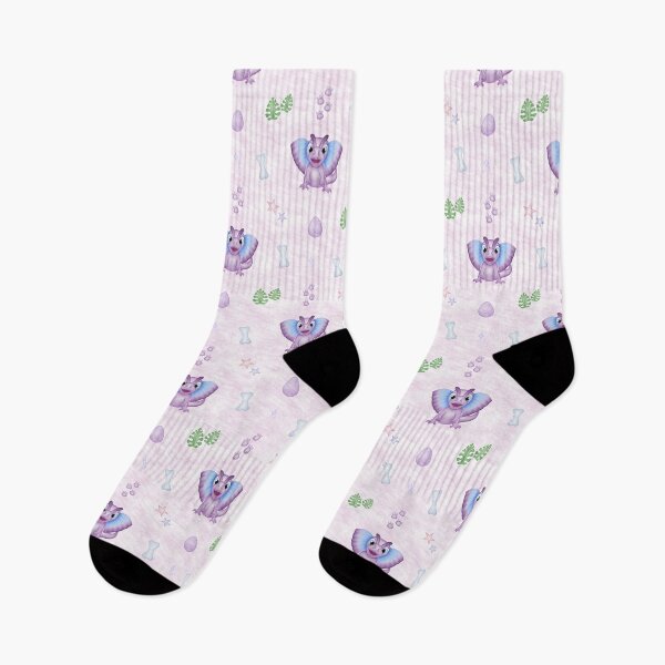 Item preview, Sweet Violet Dino Pattern - Whimsical Lavender Prehistoric Print designed and sold by PatternUnique.