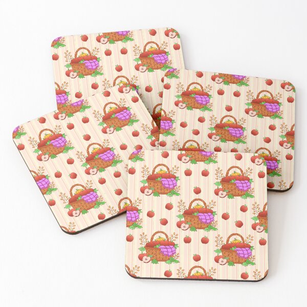 Item preview, Autumn Apple Harvest Basket Seamless Pattern Vector Background designed and sold by RS4you.