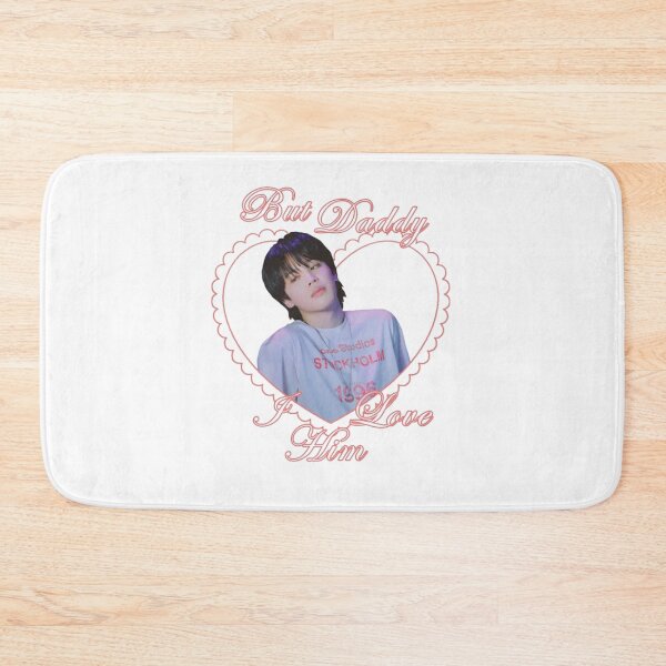 Item preview, BTS Jimin Park "But Daddy I Love Him" Pink Heart Aesthetic designed and sold by Mooncreates7.