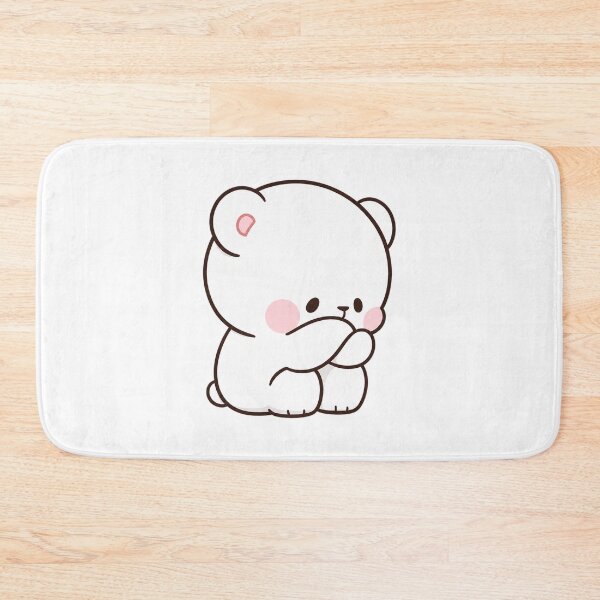 Item preview, Cute Sad Milk Bear Sitting Down designed and sold by Tom-Riley.