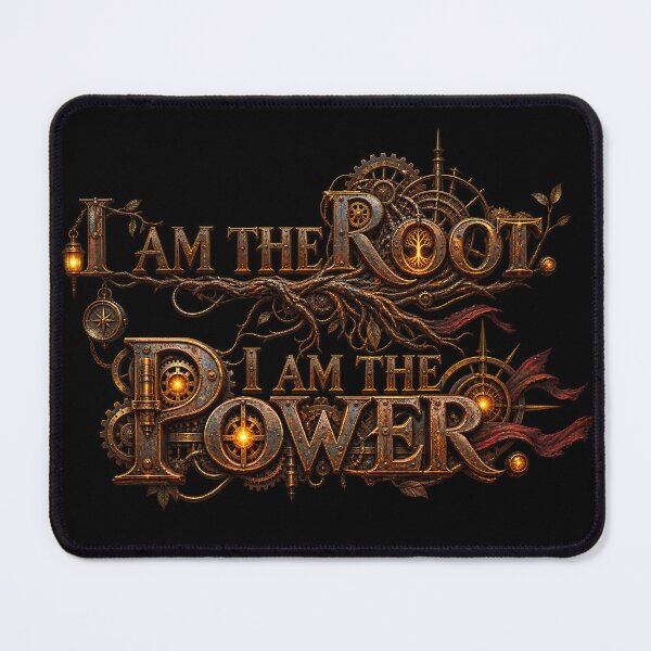 Item preview, I am the root. I am the power. (Steampunk Version) designed and sold by MaxDreamsArt.