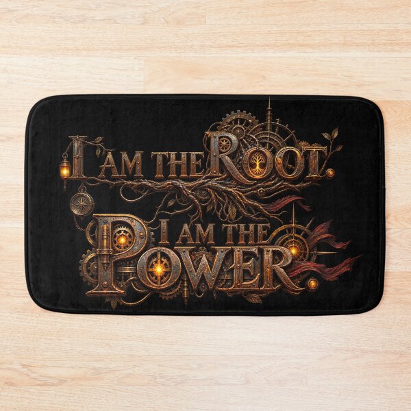 Item preview, I am the root. I am the power. (Steampunk Version) designed and sold by MaxDreamsArt.