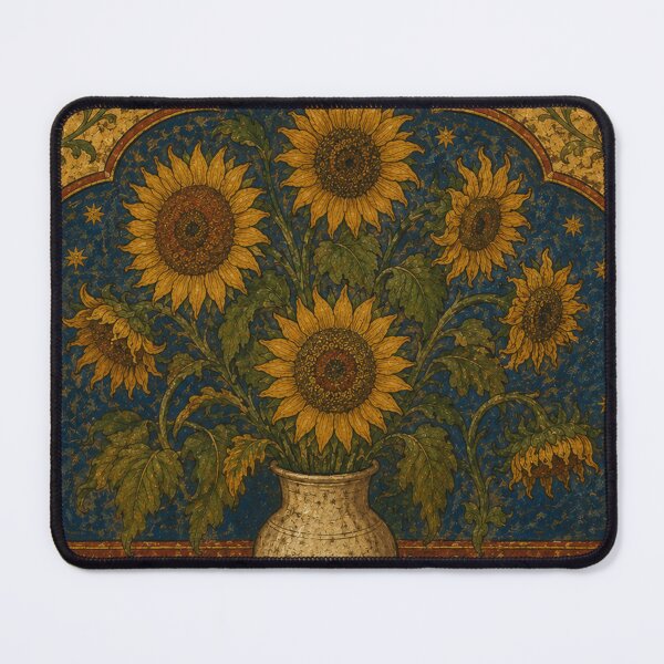 Item preview, Vincent Van Gogh's 'Sunflowers' in a Medieval Style designed and sold by Neon-Mama.