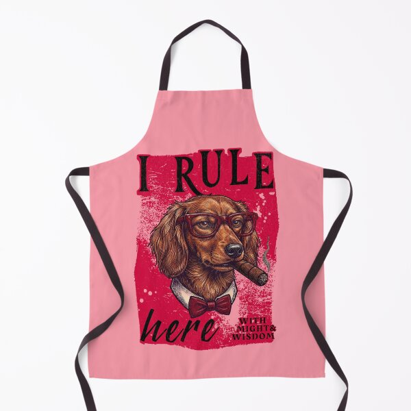 Item preview, Dachshund Cigar Mafia Boss - I Rule Here designed and sold by PixelsPaws.