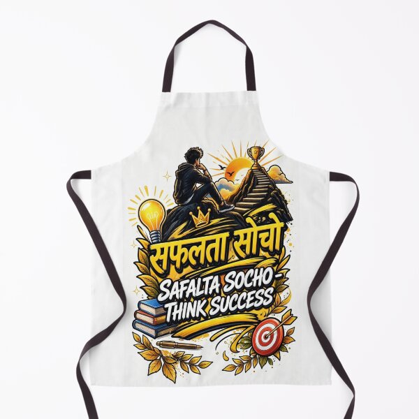 Item preview, Safalta Socho Think Success - Hindi Motivational Ladder To Success Design designed and sold by prithvi chand.