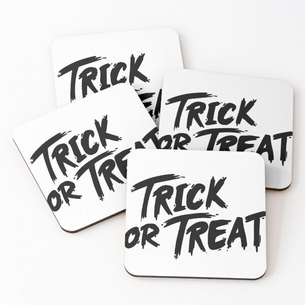 Item preview, Trick or Treat Halloween Lettering — Spooky Black Brush Calligraphy designed and sold by LYAN-STORE.