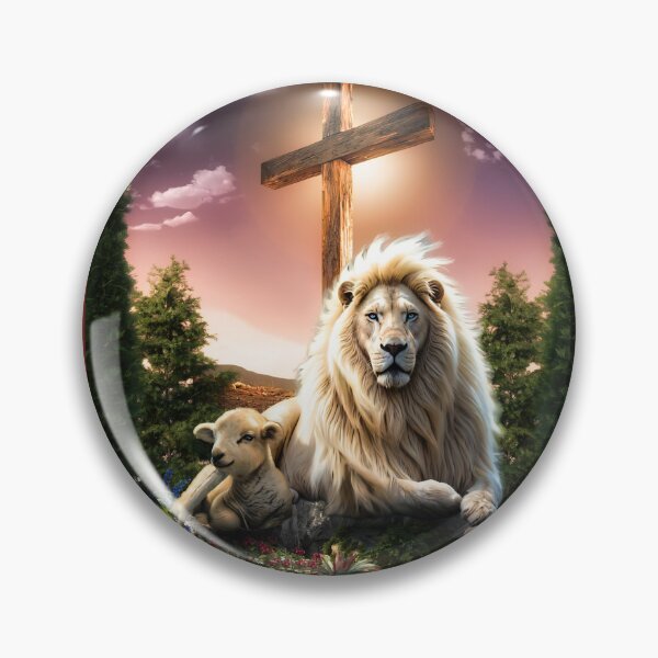 Item preview, The Lion and the Lamb designed and sold by Tripp Art Studio.