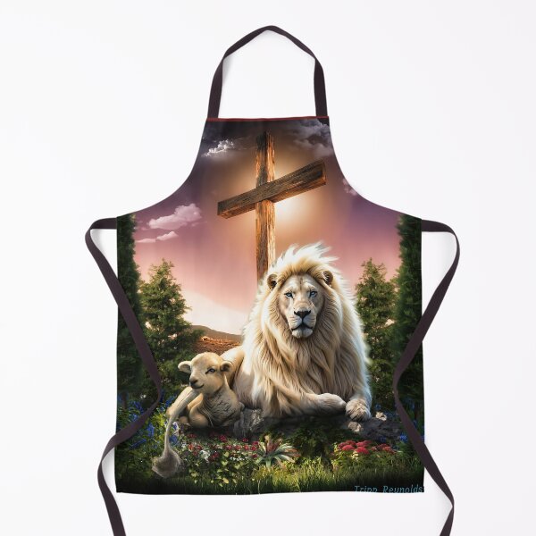Item preview, The Lion and the Lamb designed and sold by Tripp Art Studio.