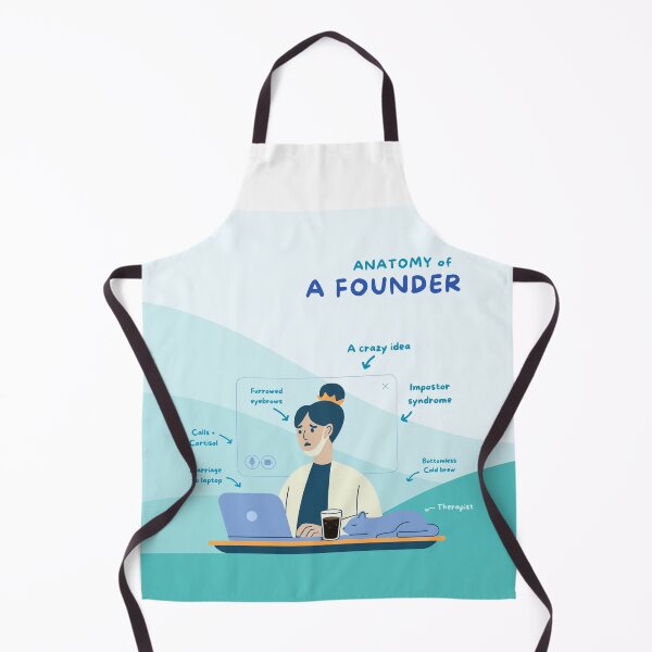 Item preview, Tech Gift Anatomy of a Founder | Startup Life designed and sold by monicabianca.