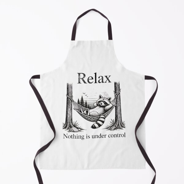 Item preview, Relax Raccoon Nothing Is Under Control Funny Animal designed and sold by felixpalette.