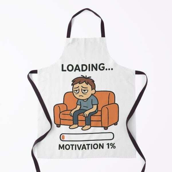 Item preview, Loading Motivation 1% – Funny Lazy Productivity Quote Design designed and sold by DreamPixelPrint.