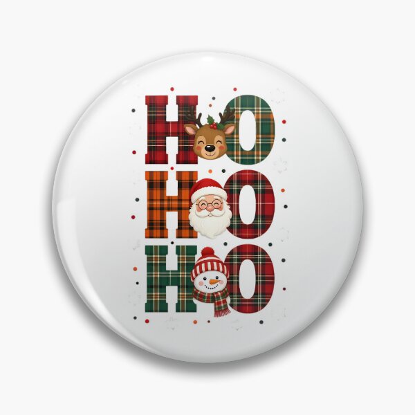 Item preview, Ho Ho Ho Plaid Christmas Design designed and sold by Linework Studio.
