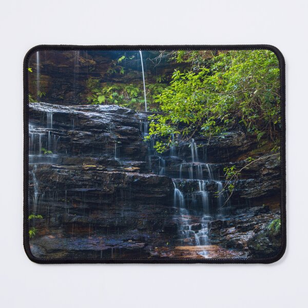Item preview, Serene Forest Waterfall in Lush Nature designed and sold by Michael Cherne.