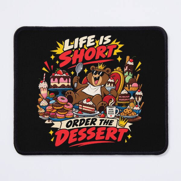 Item preview, Life Is Short Order The Dessert designed and sold by Gabriela Mihai.