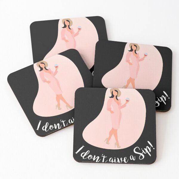 Item preview, Stylish Woman Wine Glass Pink Hat "I don't give a Sip!" designed and sold by staggsjmasudiu.