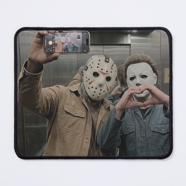 Item preview, Halloween Tshirts Jason Voorhees Michael Myers Heart Hands designed and sold by Dibarassi.