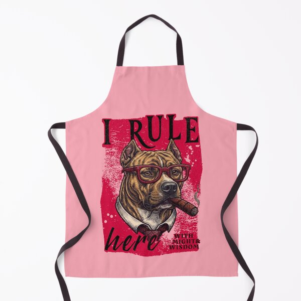 Item preview, Pitbull Cigar Mafia Boss - I Rule Here designed and sold by PixelsPaws.
