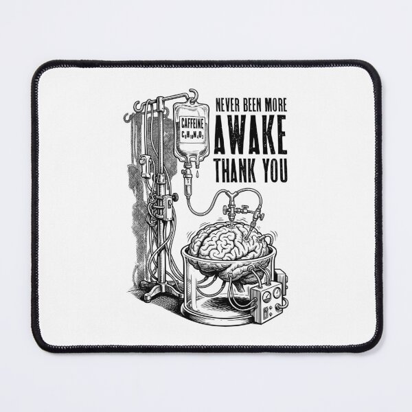 Item preview, Caffeine Drip Human Brain Coffee Lover Never Been More Awake designed and sold by GrandeDuc.
