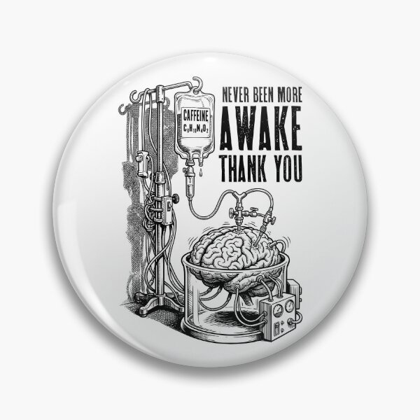 Item preview, Caffeine Drip Human Brain Coffee Lover Never Been More Awake designed and sold by GrandeDuc.