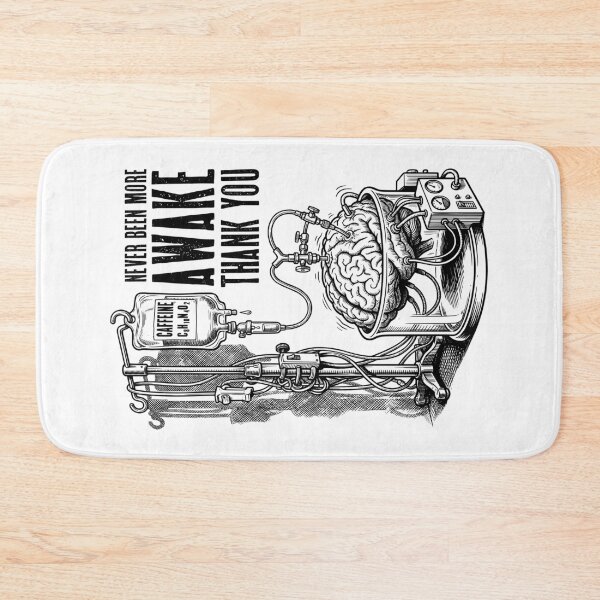 Item preview, Caffeine Drip Human Brain Coffee Lover Never Been More Awake designed and sold by GrandeDuc.