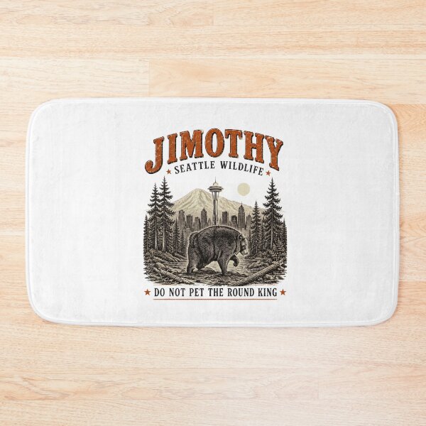 Item preview, Jimothy Seattle Wildlife Badger - Space Needle Retro designed and sold by felixpalette.