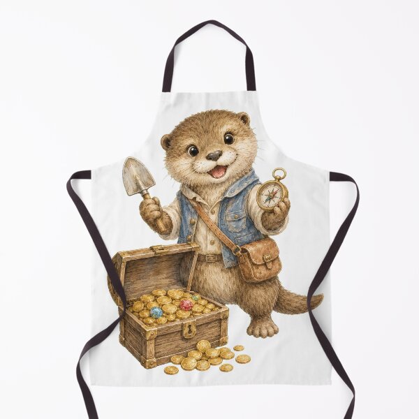 Item preview, Cute Otter Treasure Hunter designed and sold by photoparadise22.