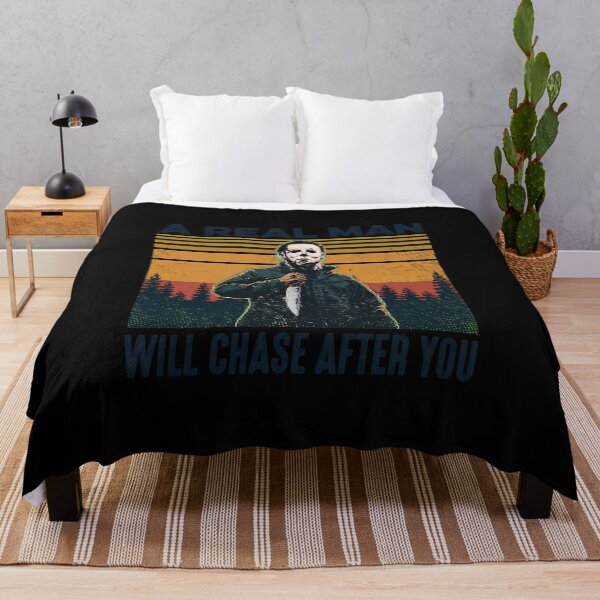 Item preview, Halloween Tshirts Michael Myers A Real Man Will Chase After You designed and sold by Dibarassi.